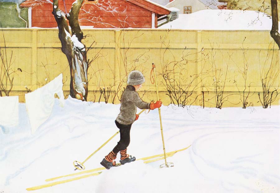 Carl Larsson The Falun Yard